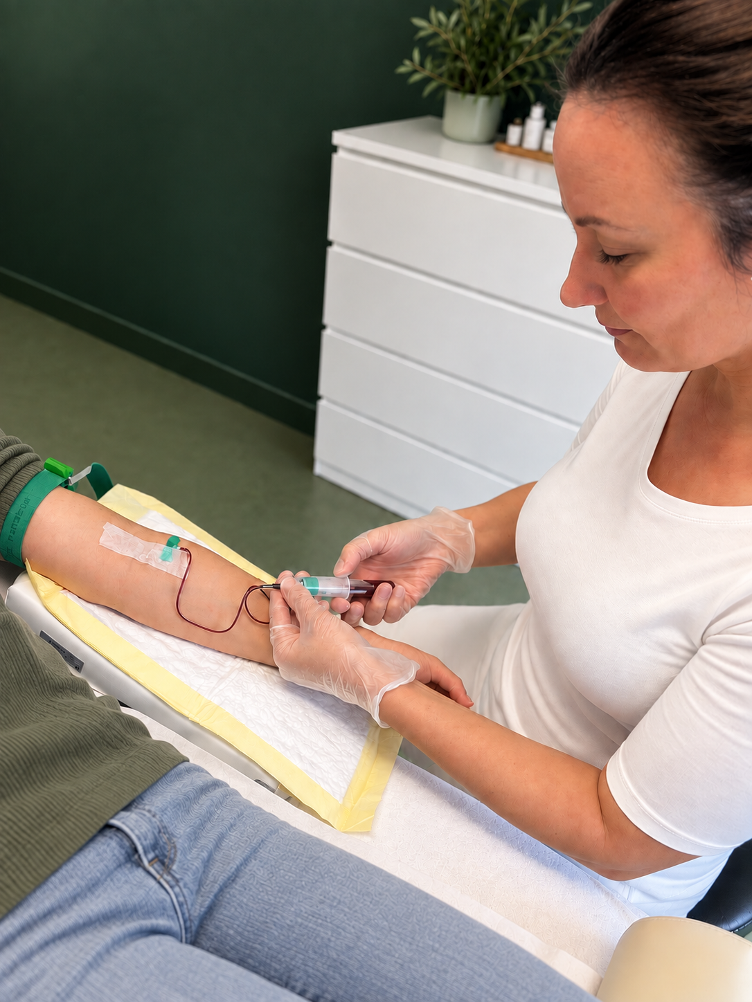 Blutabnahme für die Labordiagnostik in der Naturheilpraxis